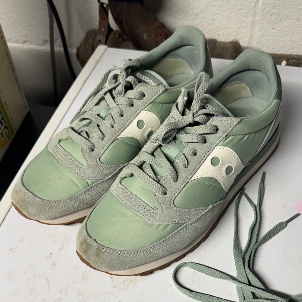 Saucony Mint Green Jazz sneakers